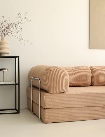 Velvet Modüler Koltuk Kahverengi (200x70x70 cm)