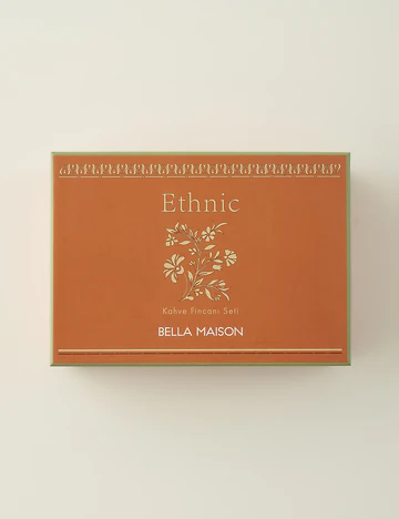 Ethnic 6'lı Kahve Fincanı Seti (90 cc)