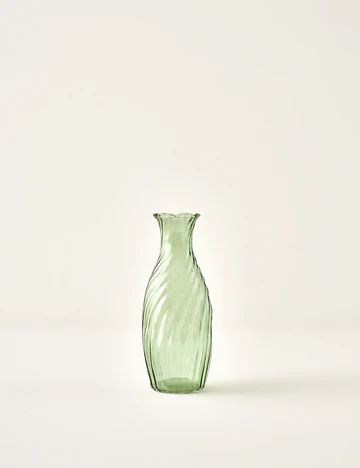 Glow Cam Vazo Yeşil (9x23 cm)