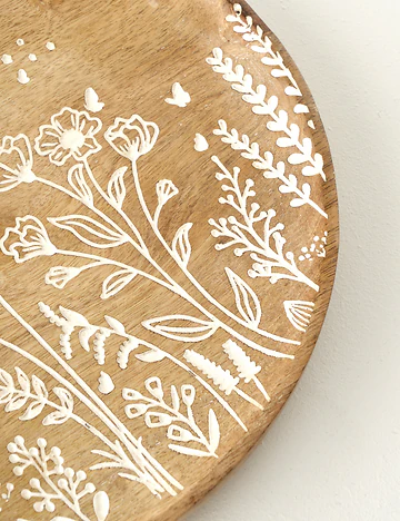 Folea Dekoratif Tabak Kahverengi (25x2x25 cm)