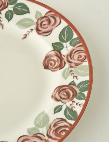 Rose Porselen 24 Parça 6 Kişilik Yemek Takımı