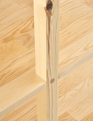 Monroe Açık Gardırop Naturel (156x52x180 cm)