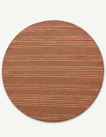Tanselle Şönil Halı Kiremit (160x160 cm)