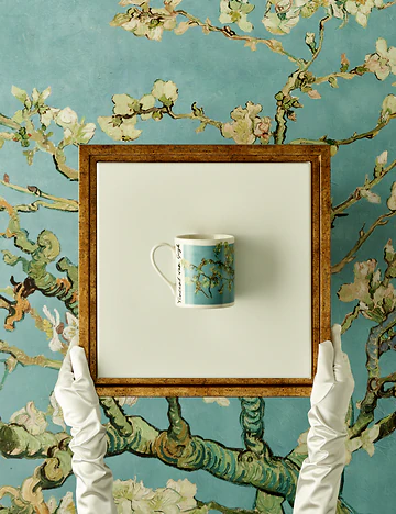 Van Gogh Almond Blossom Kupa Turkuaz (390 cc)