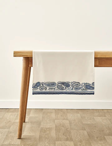 Paisley Kopanakili Runner Mavi (50x150 cm)