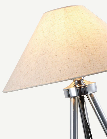 Belvano Tripod Lambader Siyah (45x143 cm)