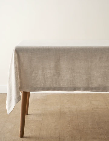 Miva Simli Masa Örtüsü Gümüş (150x250 cm)