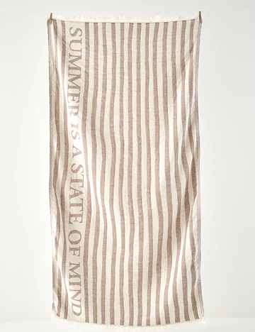 %100 Pamuk Sand Peştamal Kahverengi (90x160 cm)