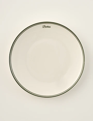 Bonheur Porselen Servis Tabağı Yeşil (28 cm)