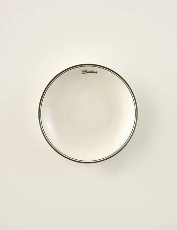 Bonheur Porselen Çukur Tabak Yeşil (20 cm)