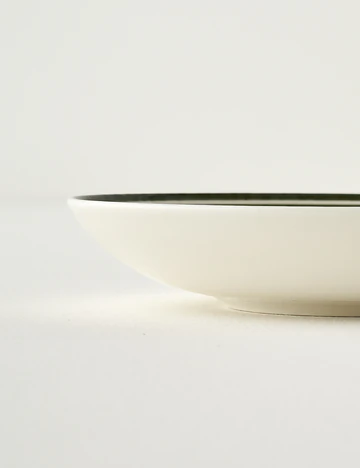Bonheur Porselen Çukur Tabak Yeşil (20 cm)