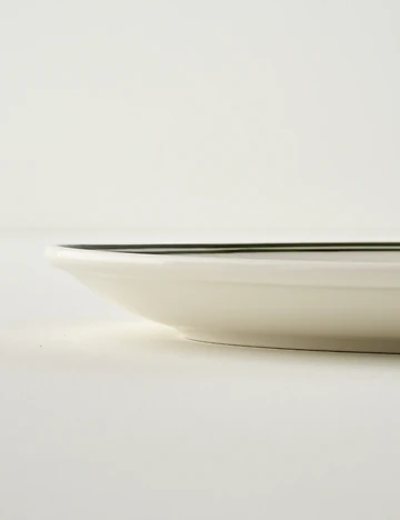 Bonheur Porselen Sunum Tabağı Yeşil (36 cm)
