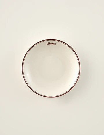 Bonheur Porselen Çukur Tabak Bordo (20 cm)