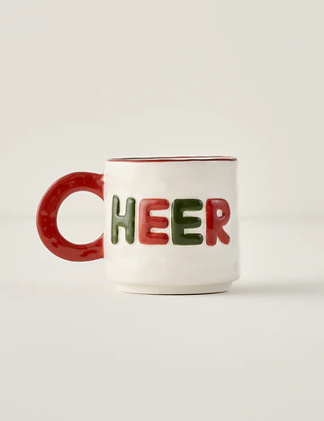 Cheer Yılbaşı Stoneware Kupa (340 cc)