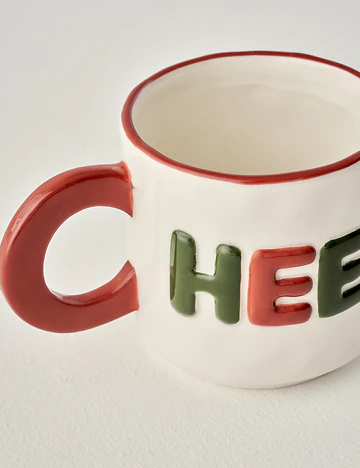 Cheer Yılbaşı Stoneware Kupa (340 cc)