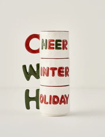 Cheer Yılbaşı Stoneware Kupa (340 cc)