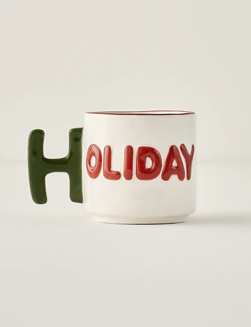 Holiday Yılbaşı Stoneware Kupa (340 cc)