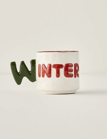 Winter Yılbaşı Stoneware Kupa (340 cc)