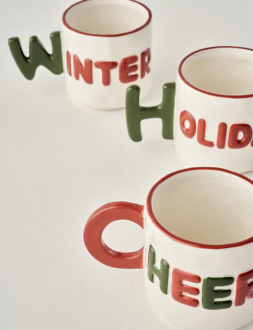 Winter Yılbaşı Stoneware Kupa (340 cc)
