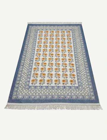 %100 Pamuk Spring Kilim Mavi (80x150 cm)