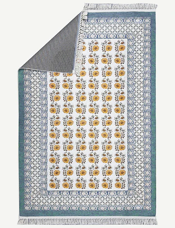 %100 Pamuk Spring Kilim Mavi (150x230 cm)