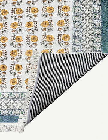 %100 Pamuk Spring Kilim Mavi (150x230 cm)