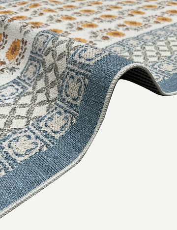 %100 Pamuk Spring Kilim Mavi (150x230 cm)