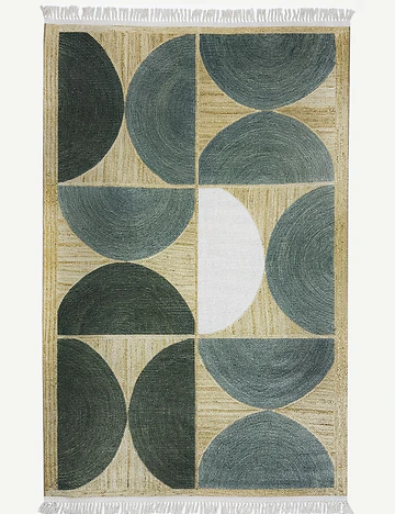 %100 Pamuk Live Kilim Yeşil (150x230 cm)