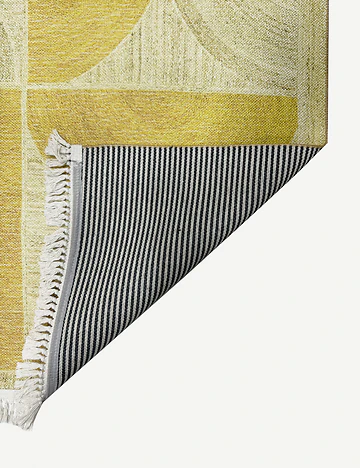 %100 Pamuk Live Kilim Hardal (120x180 cm)