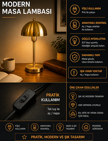Kelly Masa Lambası Eskitme