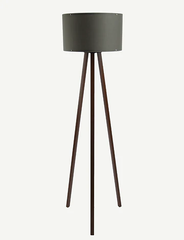Peggy Demonte Tripod Lambader Antrasit-Ceviz (36x36x140 cm)