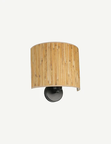 Mare Oval Bambu Aplik Sarı