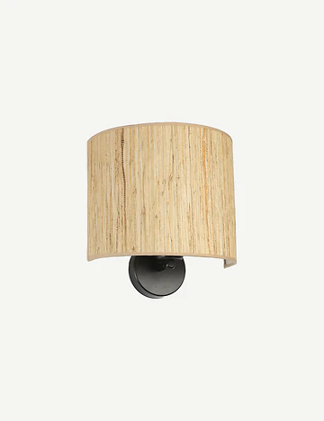 Mare Oval Bambu Aplik Bej