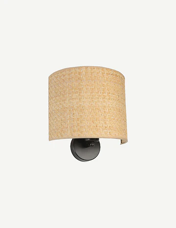 Mare Hasır Rattan Oval Aplik Naturel