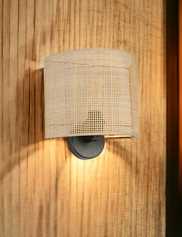 Carlotta Oval Rattan Aplik Naturel