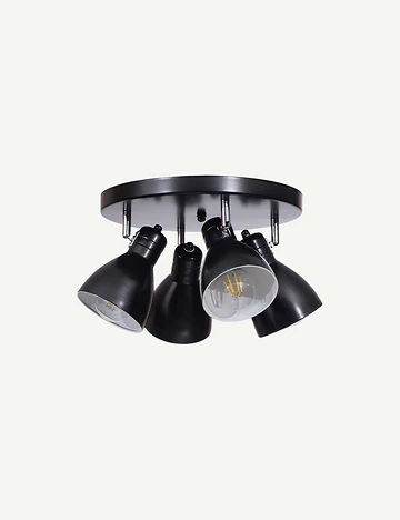 Davina 4'lü Plafonyer Siyah