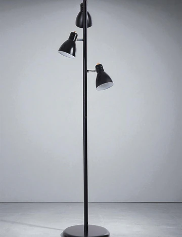 Avelin 3'lü Lambader Siyah (30x147 cm)