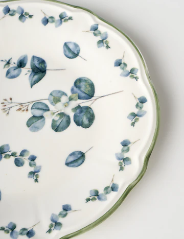 Ocaliptus Stoneware 52 Parça 12 Kişilik Kahvaltı Takımı Yeşil