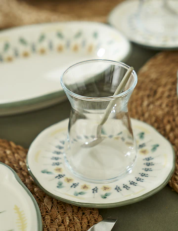 Adelina Stoneware 52 Parça 12 Kişilik Kahvaltı Takımı Yeşil