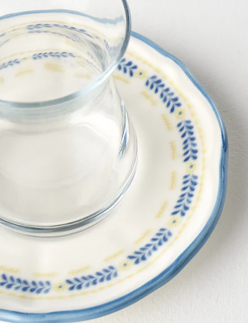 Liana Stoneware 52 Parça 12 Kişilik Kahvaltı Takımı Mavi
