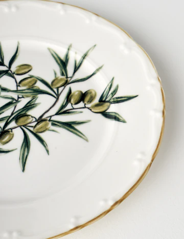 Olive Porselen 52 Parça 12 Kişilik Kahvaltı Takımı Yeşil