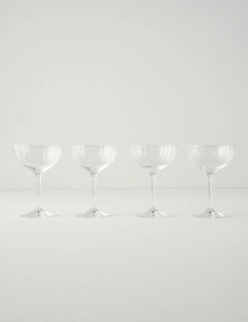 Columba Kristal 4'lü Cup Naturel (220 cc)