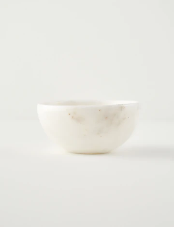 Olmo Mermer Dekoratif Kase Naturel (20x10 cm)