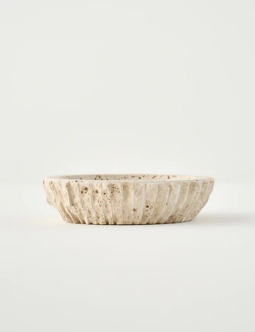 Ephesus Traverten Dekoratif Kase Naturel (20x5 cm)