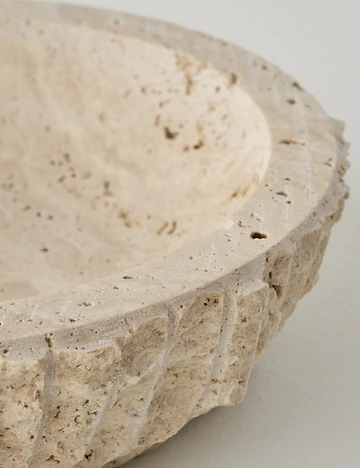 Ephesus Traverten Dekoratif Kase Naturel (20x5 cm)