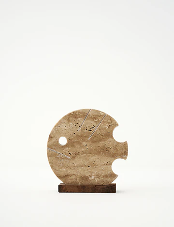 Ephesus Traverten Fish Dekoratif Obje Naturel (20x13x6 cm)