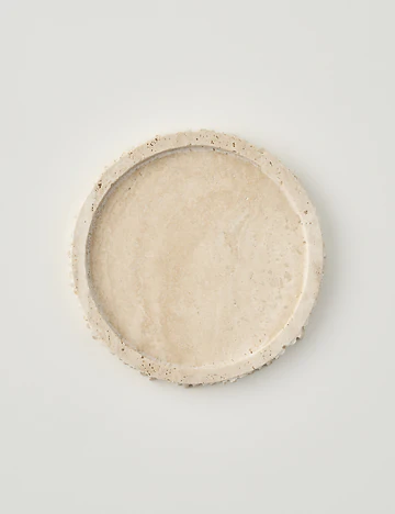 Ephesus Traverten Dekoratif Tabak Naturel (21x4 cm)