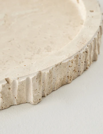 Ephesus Traverten Dekoratif Tabak Naturel (21x4 cm)
