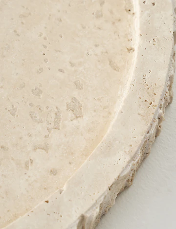 Ephesus Traverten Dekoratif Tabak Naturel (21x4 cm)