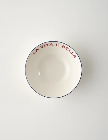 Line Porselen Çorba Kasesi Mavi (14 cm)